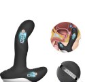 Luxury Play Prostate Stimulator - Silicone Usb Massager - 7 Function - Pulsator - Heating - Black