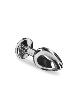 Weighted Steel Butt Plug - M Silver