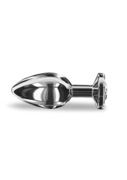 Weighted Steel Butt Plug - M Silver