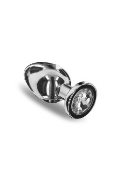 Weighted Steel Butt Plug - S Silver