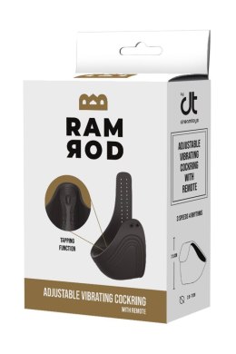 RAMROD ADJUSTABLE VIBRATING COCKRING WITH REMOTE