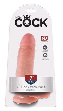King Cock with balls 7 inch