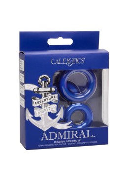 Admiral Cock Ring Set Blue