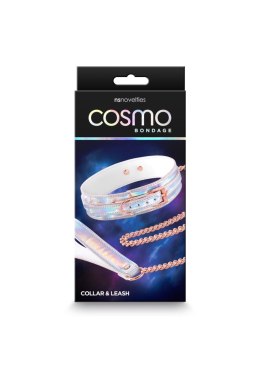 Cosmo Bondage Collar & Leash Multicolor