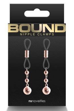 BOUND NIPPLE CLAMPS D1 ROSE GOLD