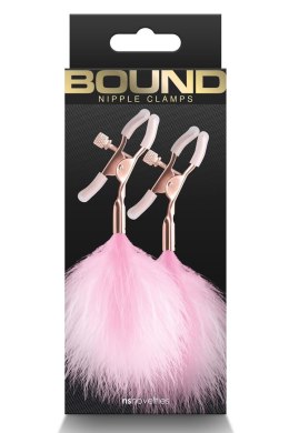 BOUND NIPPLE CLAMPS F1 PINK
