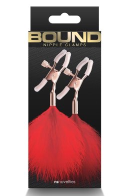 BOUND NIPPLE CLAMPS F1 RED