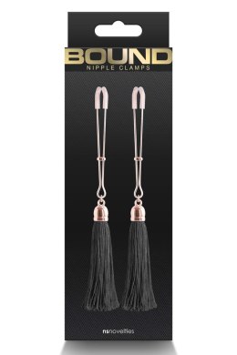BOUND NIPPLE CLAMPS T1 BLACK