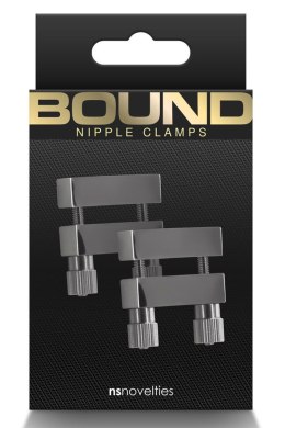 BOUND NIPPLE CLAMPS V1 GUNMETAL