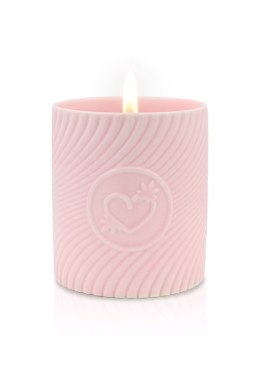 Pink Massage Candle 250 gram Champagne & Strawberry