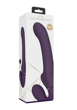 Ai - Dual Vibrating & Air Wave Tickler Strapless Strapon