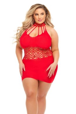 RICH B PHASE DRESS RED, QUEEN