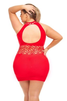 RICH B PHASE DRESS RED, QUEEN