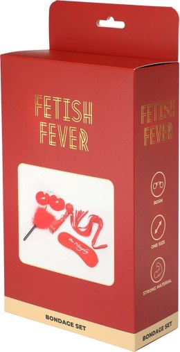 Fetish Fever - Bondage Set - 5 pieces - Red