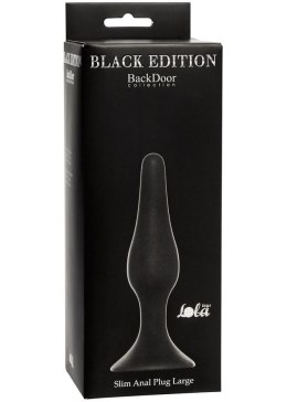 Plug-Slim Anal Plug Large Black