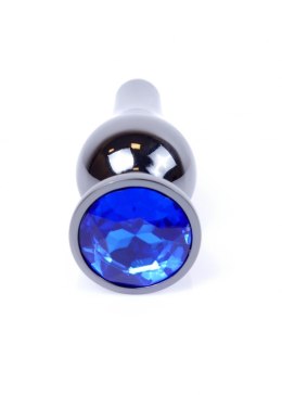 Plug-Jawellery Dark Silver BUTT PLUG- Dark Blue