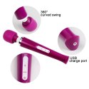 Stymulator-Magic Massager Wand USB Purple 10 Function