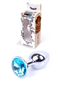 Plug-Jawellery Silver PLUG- Light Blue
