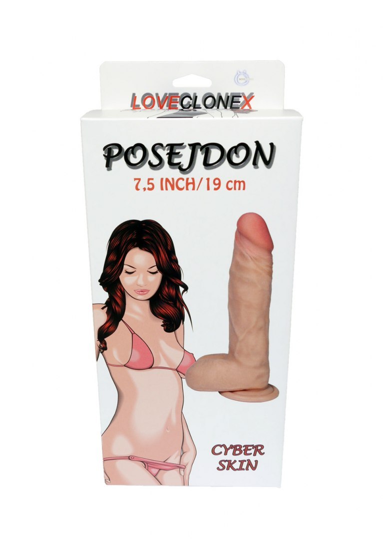 Dildo-POSEJDON-LOVECLONEX 7,5""""-flexible
