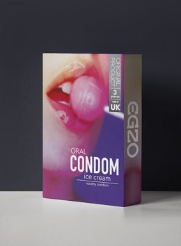 Prezerwatywy EGZO Oral condom ICE CREAM 3pc