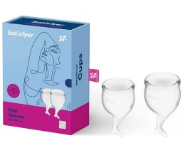 Tampony - Satisfyer Feel Secure Menstrual Cup (Transparent)