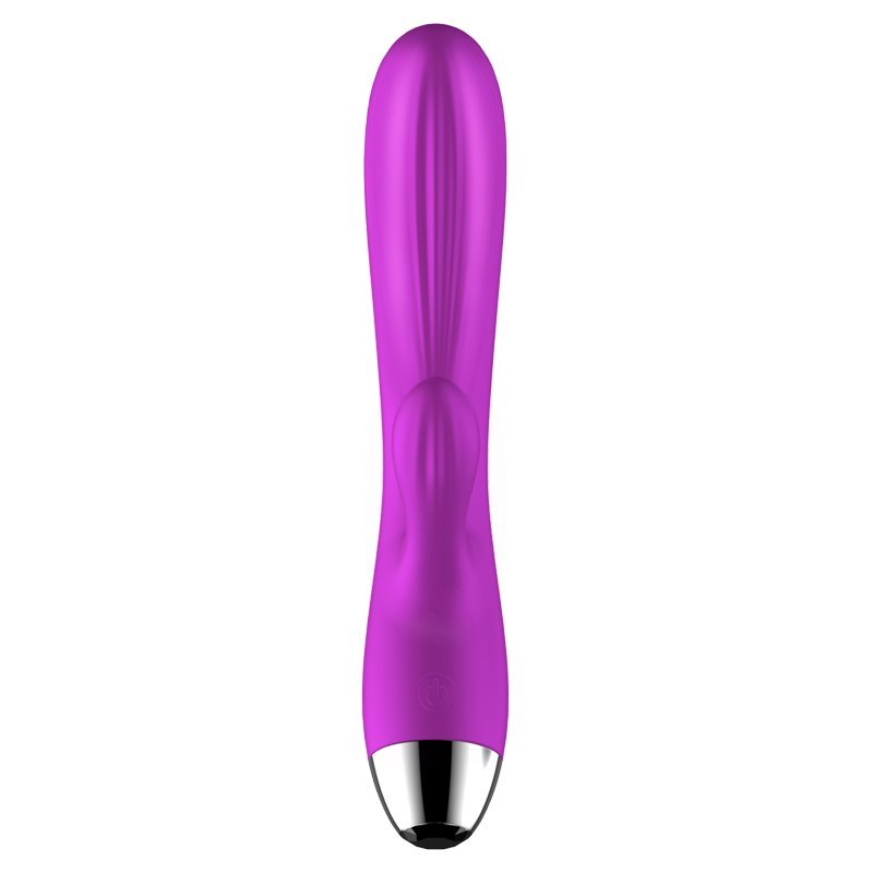 Wibrator-Silicone Vibrator and Pulsator Purple USB 7+7 Function / Heating