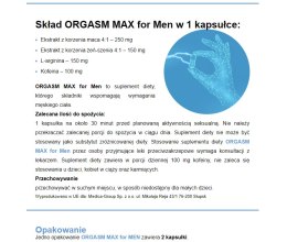 OrgasmMax for Men-2 kapsułki