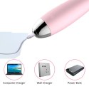 Stymulator-Silicone AV Massager USB 10 Function Pink