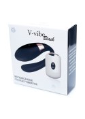 Stymulator-V-Vibe Black USB 7 Function / Remote Control