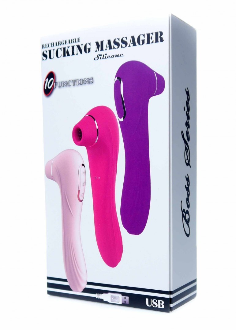 Stymulator-Electric Sucking Massager 1.0 USB Flash 10 Sucking / 10 Vibration