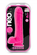 NEO ELITE 11INCH WITH BALLS COCK NEON PINK