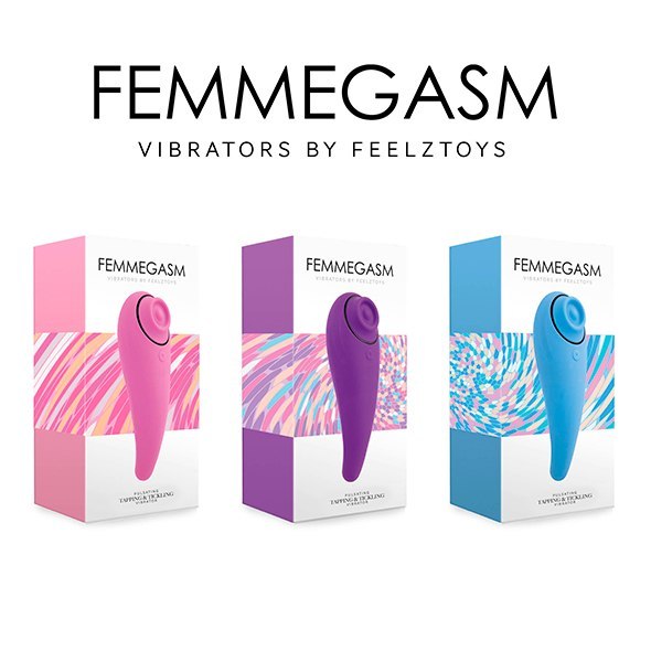 FeelzToys - FemmeGasm Tikkende & Kietelende Vibrator Paars