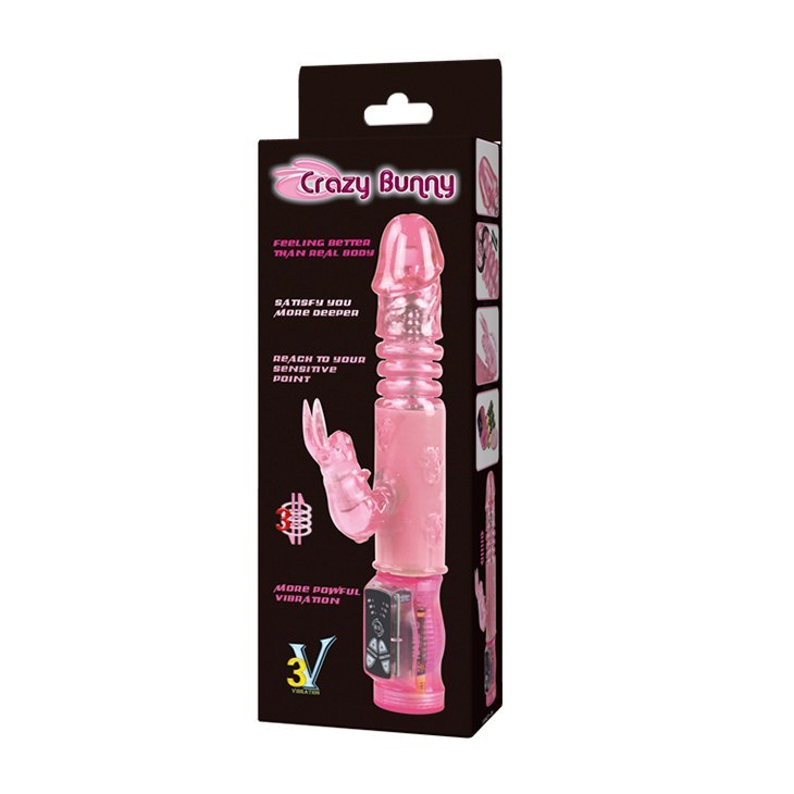 BAILE - Crazy Bunny, 3 vibration functions 3 rotation functions Thrusting