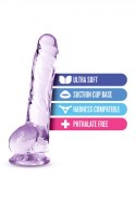 NATURALLY YOURS 8" CRYSTALLINE DILDO AMETHYST