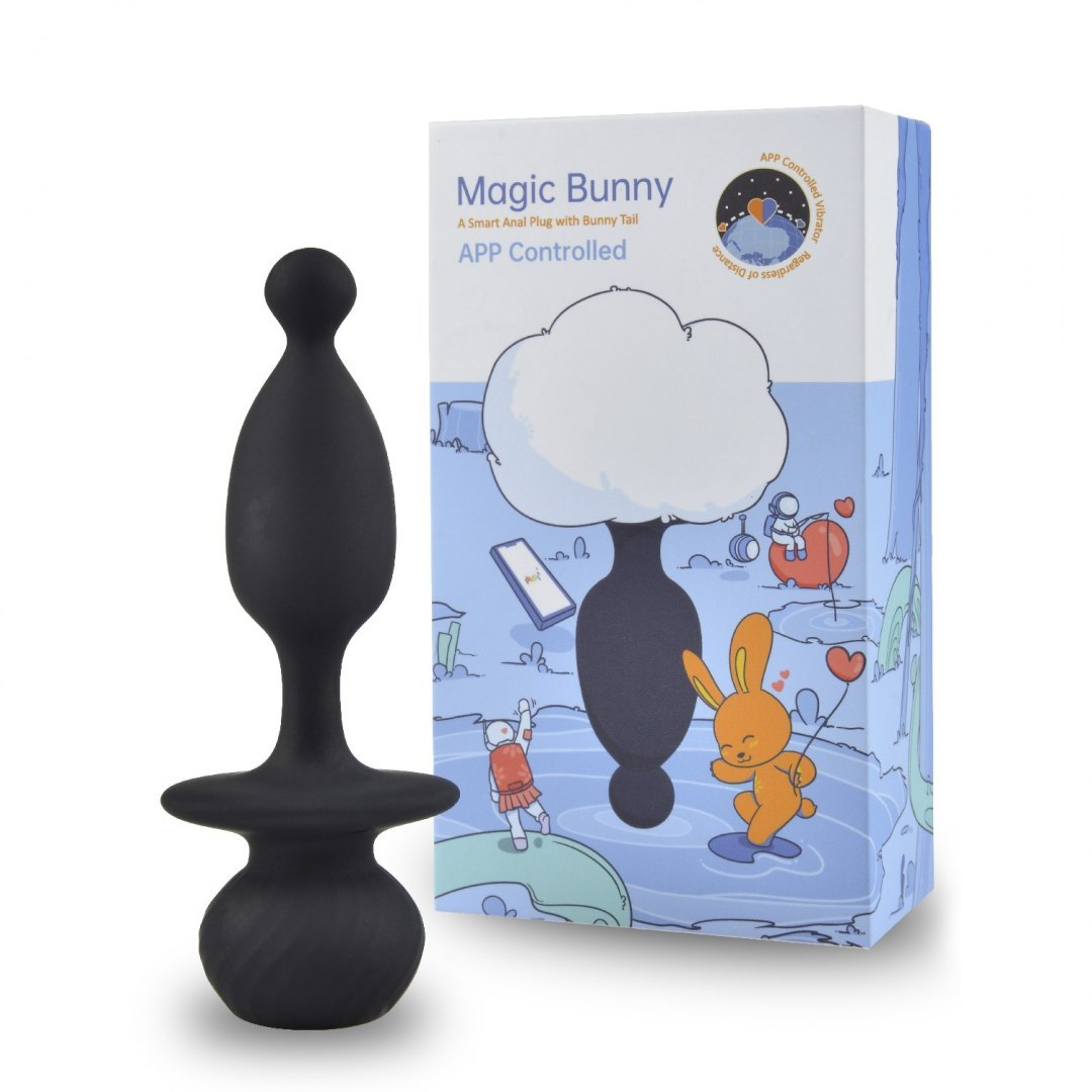 Magic Motion - Bunny App Controlled Vibrating Bunny Tail Anal Plug