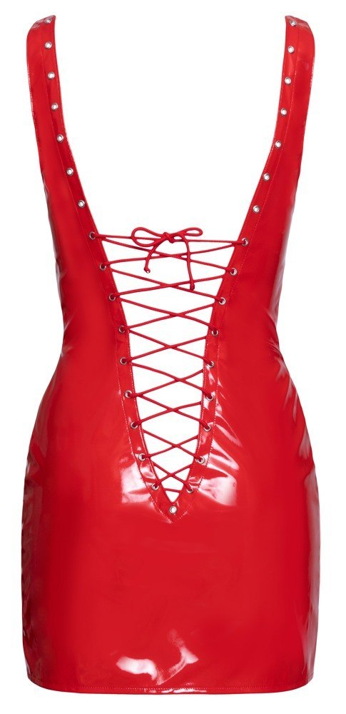 Vinyl Dress red M