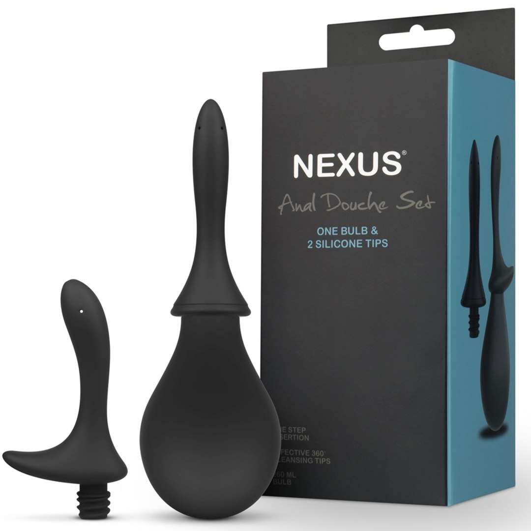 Nexus - Douche Set Anal Douche 260 ml with Two Sillicone Nozzles