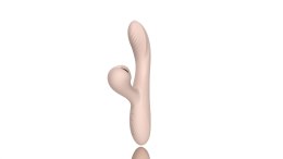 Dual Vibrator with Sucking Function Pink