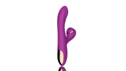 Dual Vibrator with Sucking Function Purple