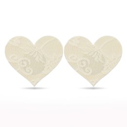 Lace Heart and Flower Nipple Pasties (2 Pack)