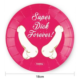 Super Dick Forever Bachelorette Paper Plates(Pack of 6)