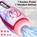 Masturbator Cup , 7 Suction Power, 7 Vibration Setting
