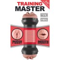 Training Master Double Side Stroker Mouth and Pussy