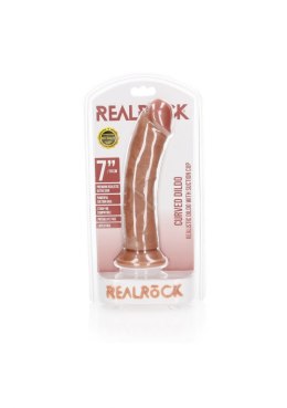 Curved Realistic Dildo with Suction Cup - 7""/ 18 cm
