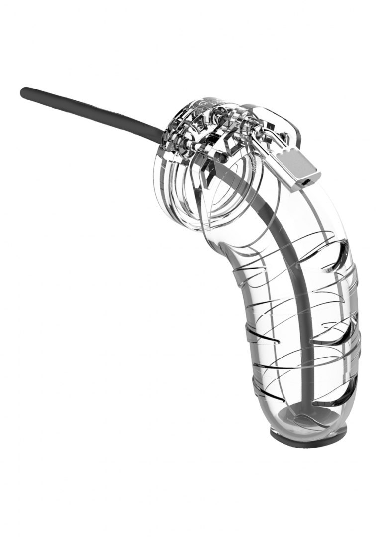 Model 17 - Chastity - 5.5"" - Cock Cage - Transparent