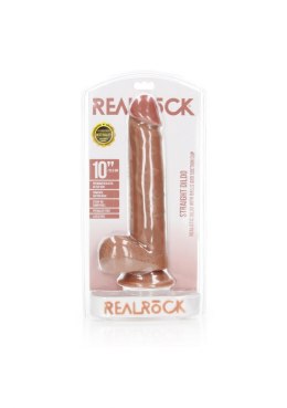 Straight Realistic Dildo Balls Suction Cup - 10