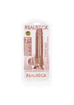 Straight Realistic Dildo Balls Suction Cup - 7