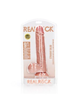 Straight Realistic Dildo Balls Suction Cup - 9