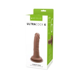 Me You Us Silicone Ultra Cock Caramel 6in