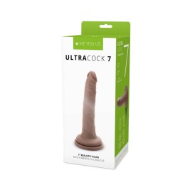 Me You Us Silicone Ultra Cock Caramel 7in